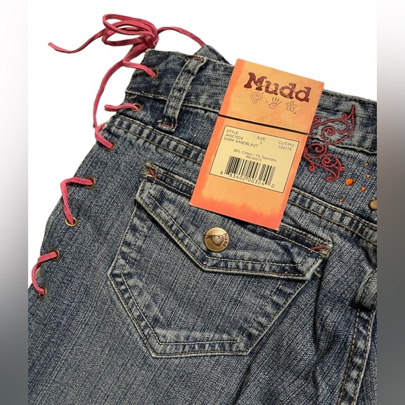 VTG Lace-Up Mudd Jeans Flares - Picture 10 of 12